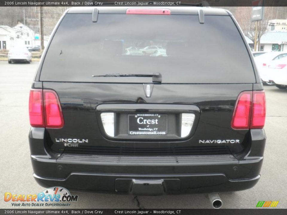 2006 Lincoln Navigator Ultimate 4x4 Black / Dove Grey Photo #5