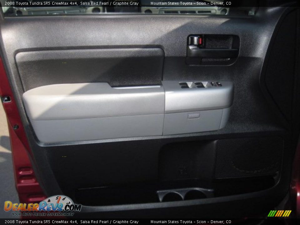 2008 Toyota Tundra SR5 CrewMax 4x4 Salsa Red Pearl / Graphite Gray Photo #7