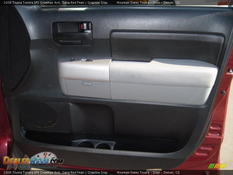 2008 Toyota Tundra SR5 CrewMax 4x4 Salsa Red Pearl / Graphite Gray Photo #8