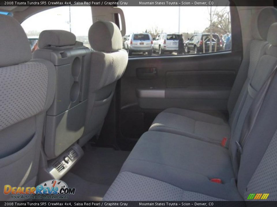 2008 Toyota Tundra SR5 CrewMax 4x4 Salsa Red Pearl / Graphite Gray Photo #10