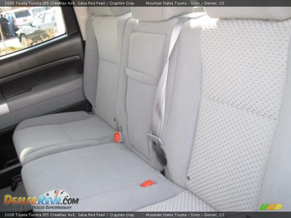 2008 Toyota Tundra SR5 CrewMax 4x4 Salsa Red Pearl / Graphite Gray Photo #13