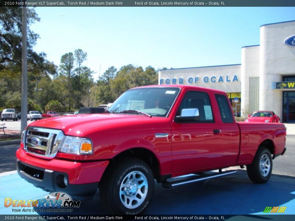 2010 Ford Ranger XLT SuperCab Torch Red / Medium Dark Flint Photo #1