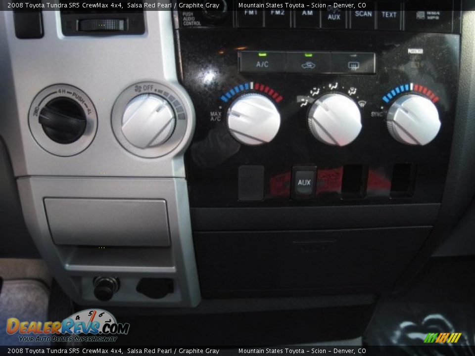 2008 Toyota Tundra SR5 CrewMax 4x4 Salsa Red Pearl / Graphite Gray Photo #17
