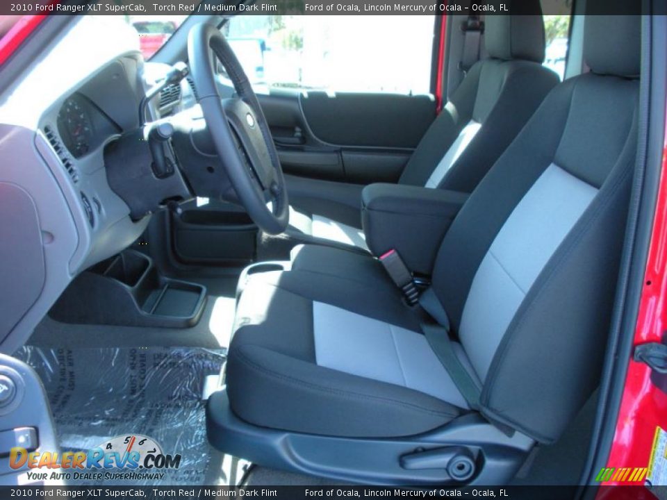 2010 Ford Ranger XLT SuperCab Torch Red / Medium Dark Flint Photo #5