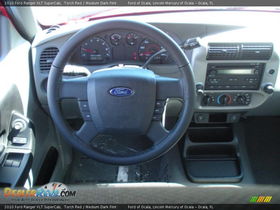 2010 Ford Ranger XLT SuperCab Torch Red / Medium Dark Flint Photo #8