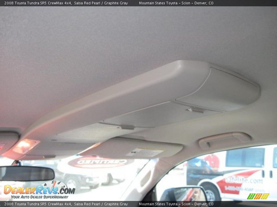 2008 Toyota Tundra SR5 CrewMax 4x4 Salsa Red Pearl / Graphite Gray Photo #22