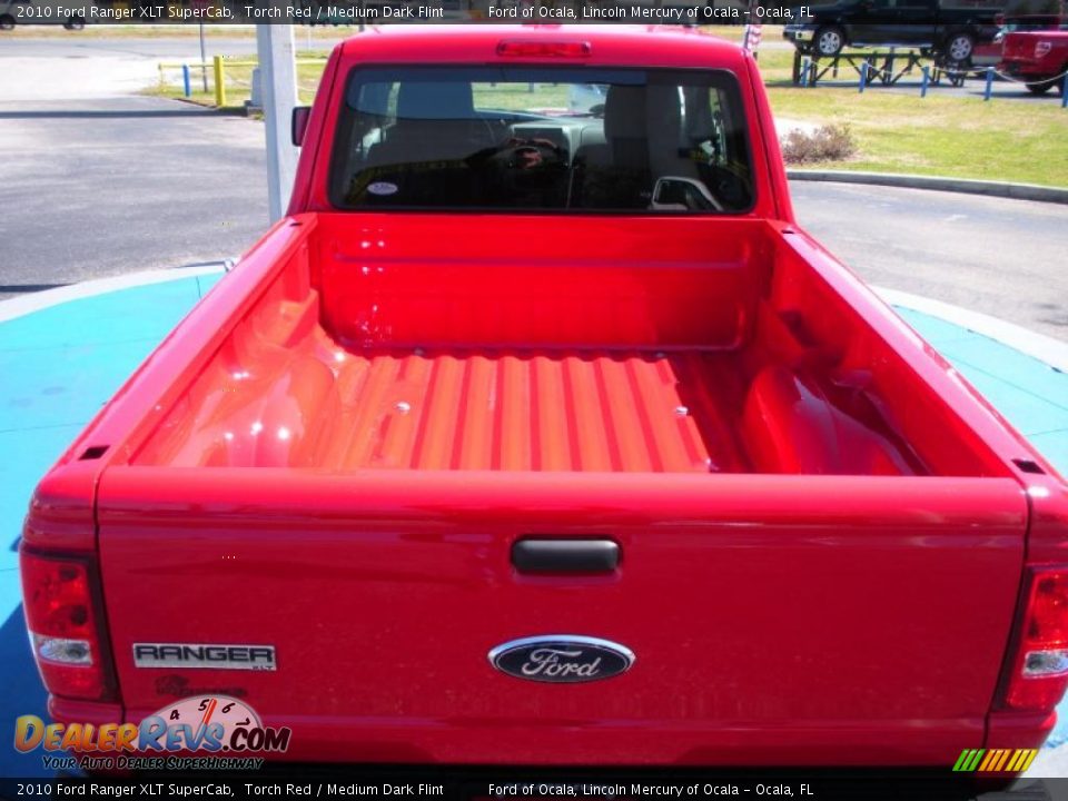 2010 Ford Ranger XLT SuperCab Torch Red / Medium Dark Flint Photo #11