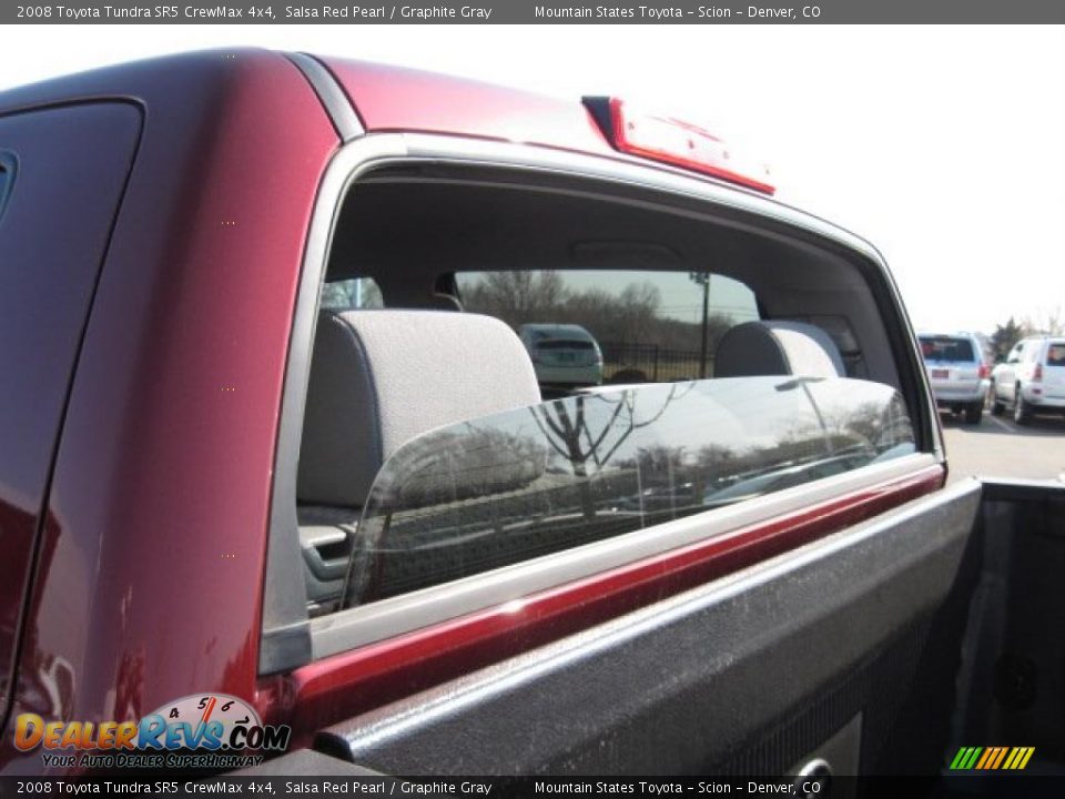 2008 Toyota Tundra SR5 CrewMax 4x4 Salsa Red Pearl / Graphite Gray Photo #25