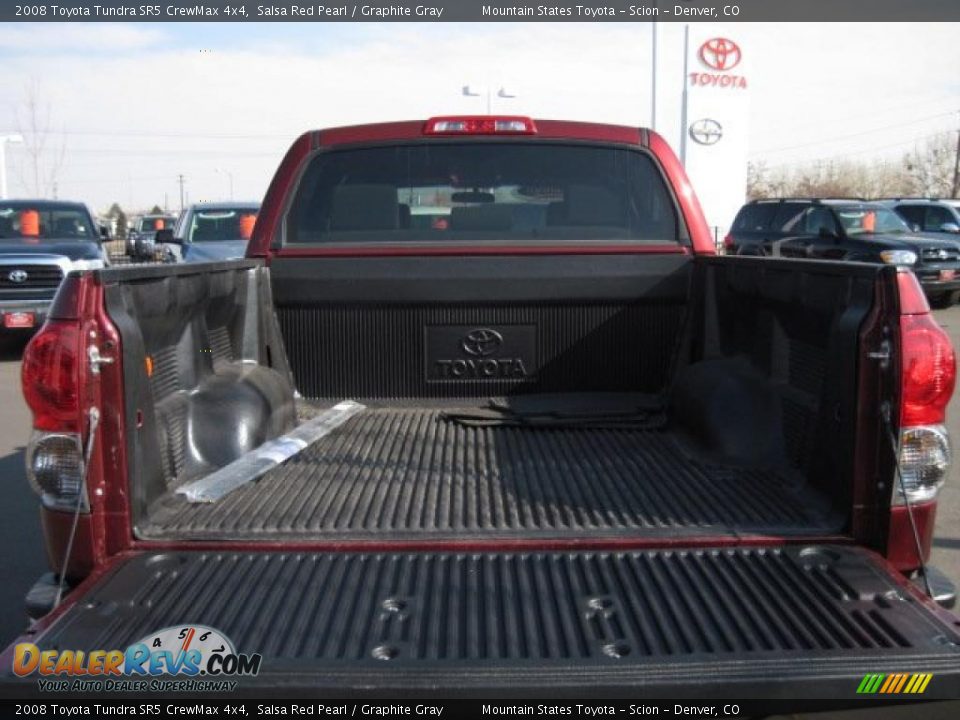 2008 Toyota Tundra SR5 CrewMax 4x4 Salsa Red Pearl / Graphite Gray Photo #26