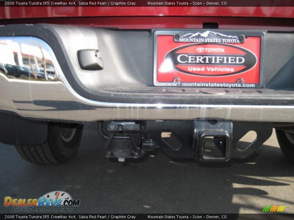 2008 Toyota Tundra SR5 CrewMax 4x4 Salsa Red Pearl / Graphite Gray Photo #27