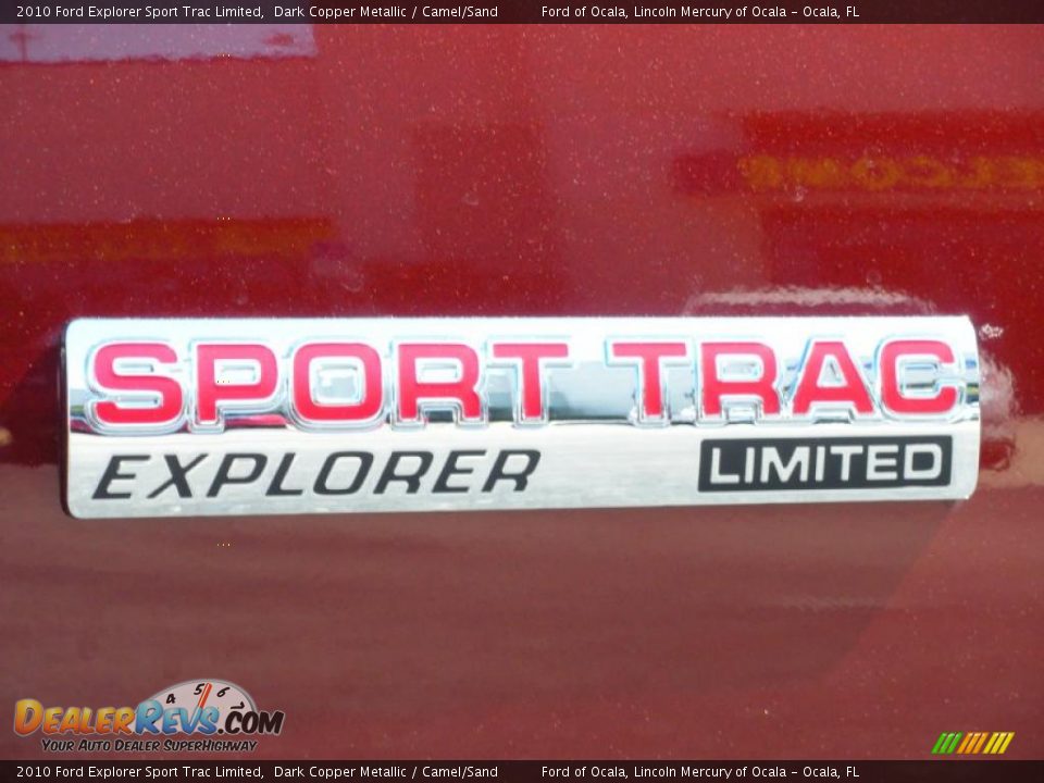 2010 Ford Explorer Sport Trac Limited Dark Copper Metallic / Camel/Sand Photo #4