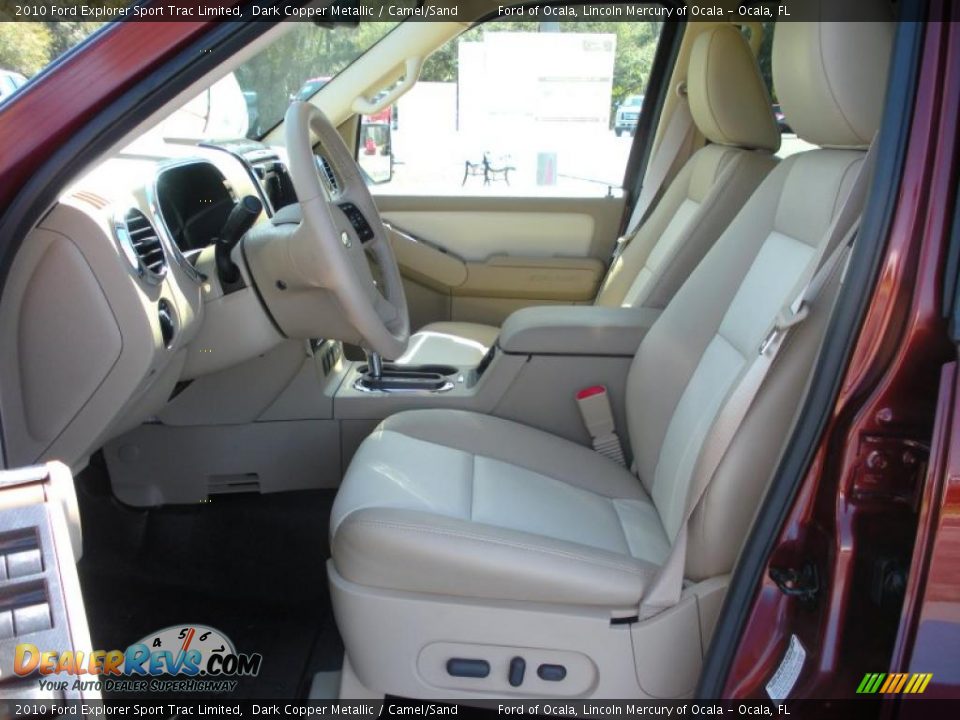 2010 Ford Explorer Sport Trac Limited Dark Copper Metallic / Camel/Sand Photo #5