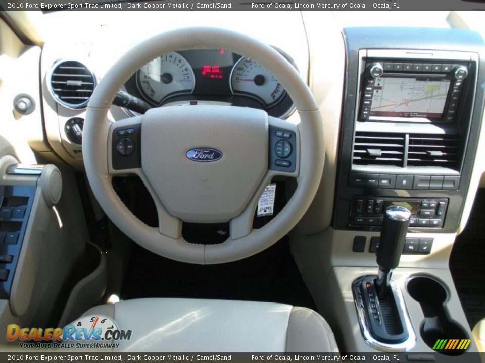 2010 Ford Explorer Sport Trac Limited Dark Copper Metallic / Camel/Sand Photo #7