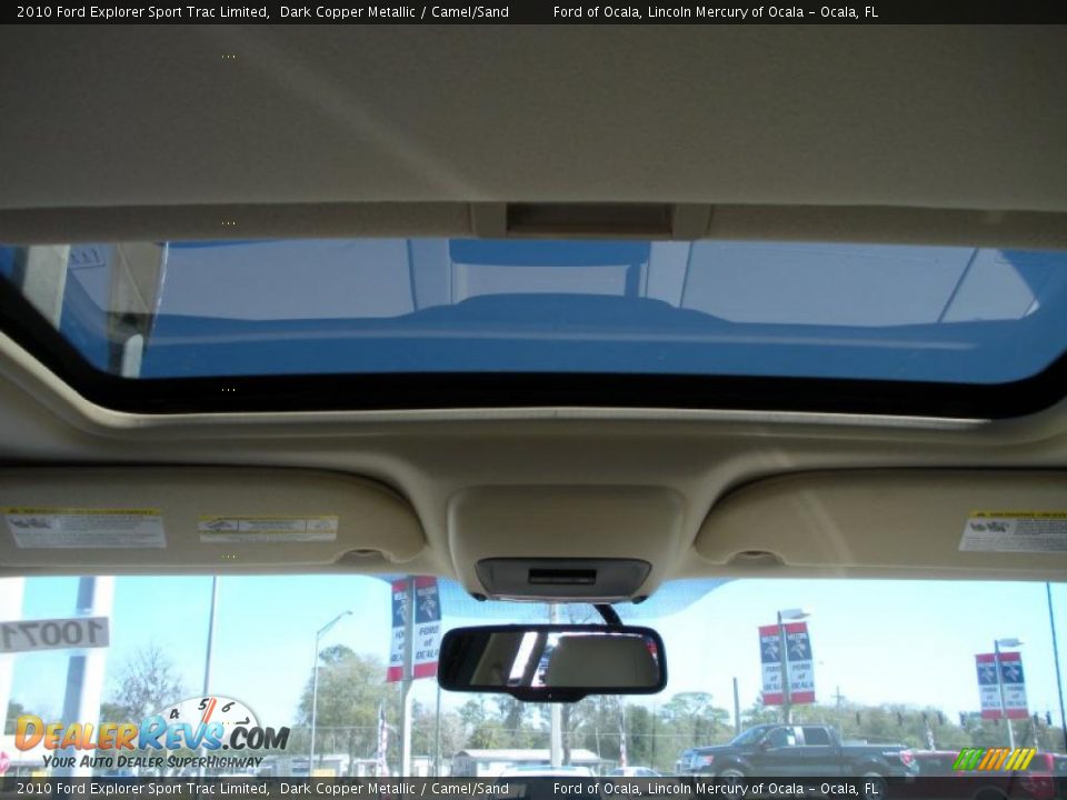 2010 Ford Explorer Sport Trac Limited Dark Copper Metallic / Camel/Sand Photo #8