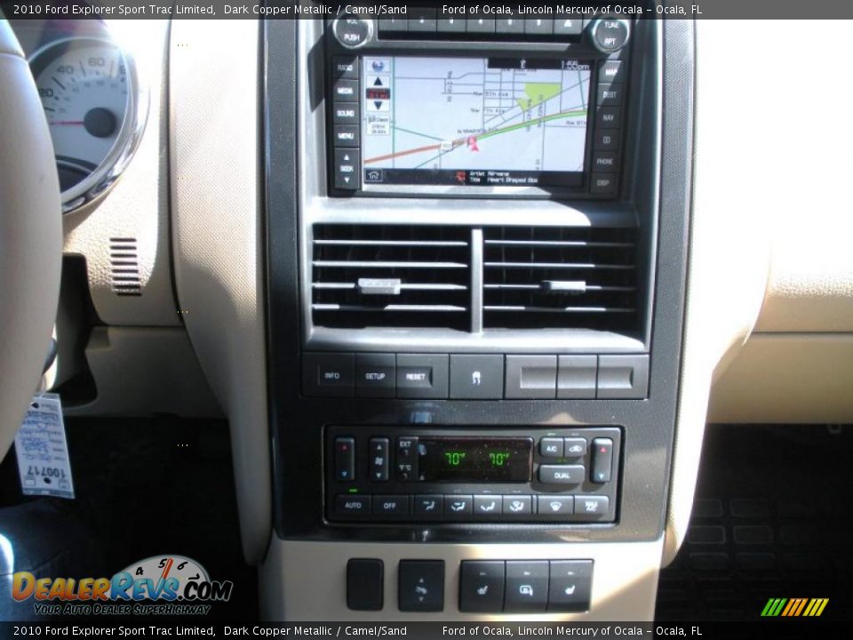 2010 Ford Explorer Sport Trac Limited Dark Copper Metallic / Camel/Sand Photo #10