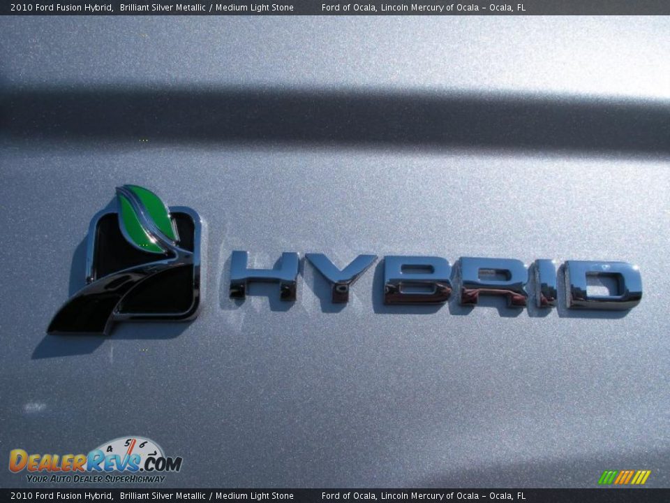 2010 Ford Fusion Hybrid Brilliant Silver Metallic / Medium Light Stone Photo #5