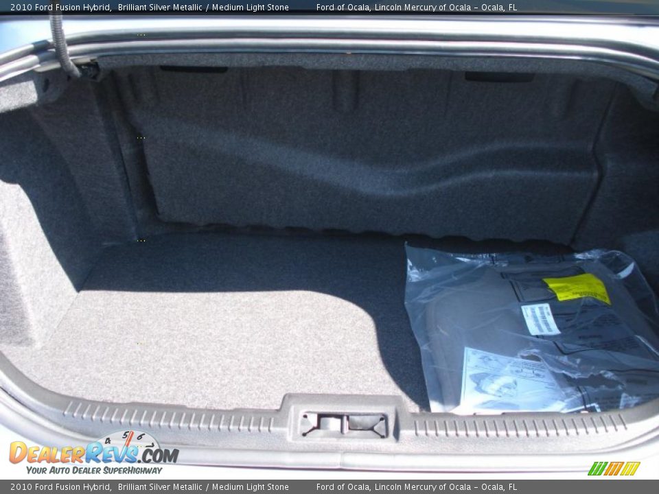 2010 Ford Fusion Hybrid Brilliant Silver Metallic / Medium Light Stone Photo #11