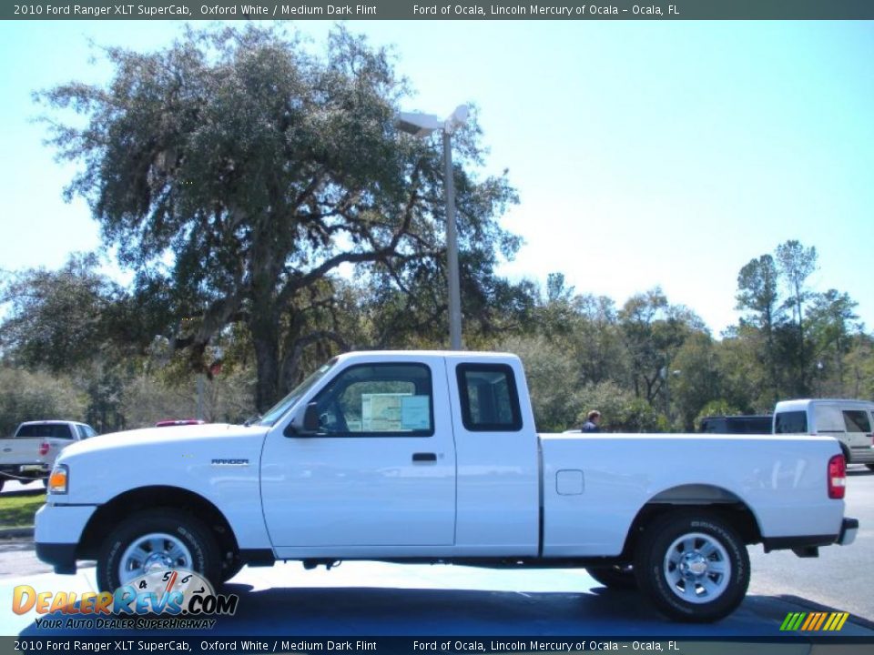 2010 Ford Ranger XLT SuperCab Oxford White / Medium Dark Flint Photo #2