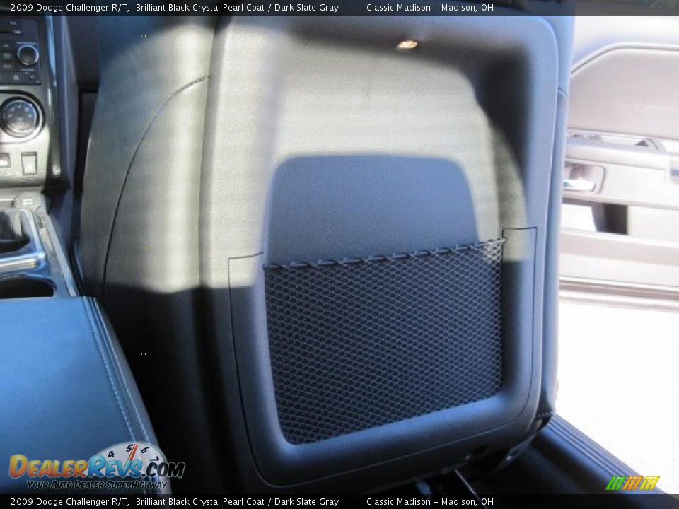 2009 Dodge Challenger R/T Brilliant Black Crystal Pearl Coat / Dark Slate Gray Photo #18