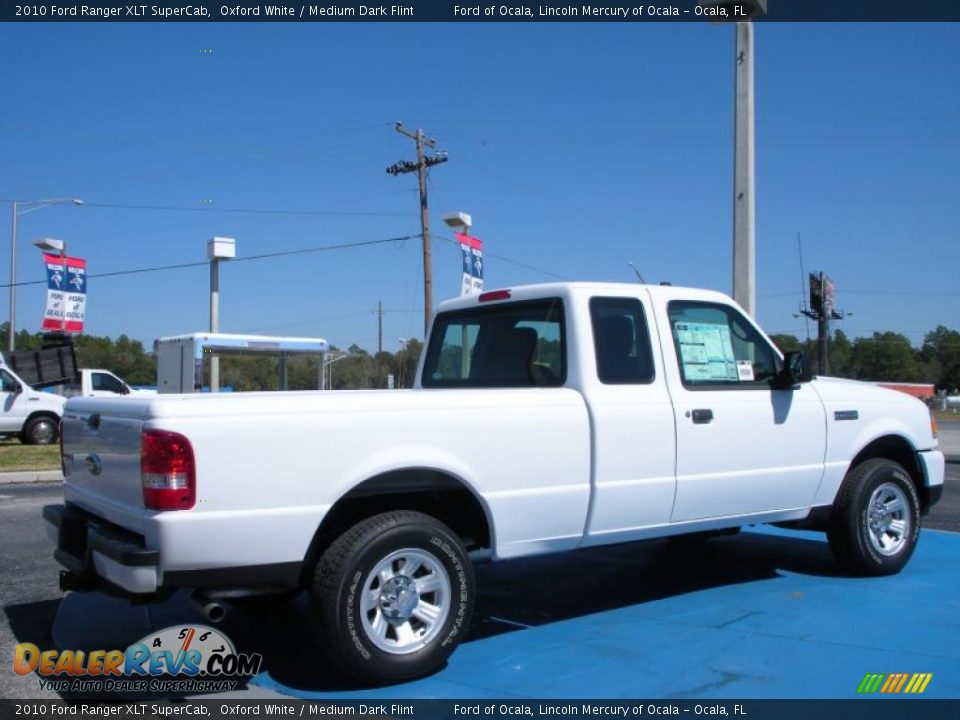 2010 Ford Ranger XLT SuperCab Oxford White / Medium Dark Flint Photo #3