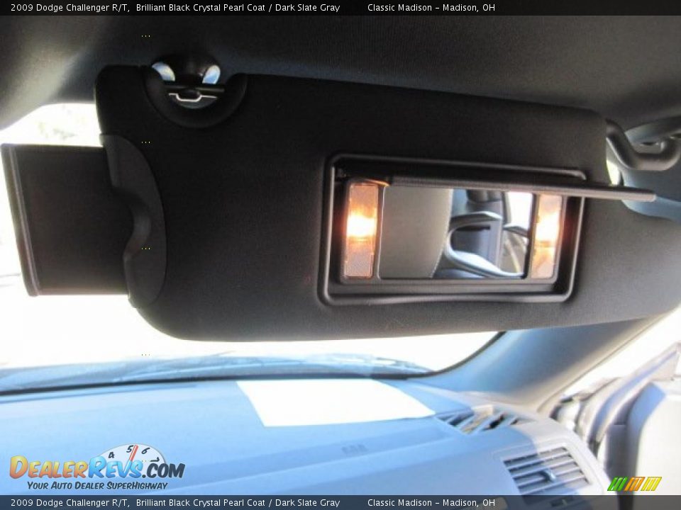 2009 Dodge Challenger R/T Brilliant Black Crystal Pearl Coat / Dark Slate Gray Photo #19