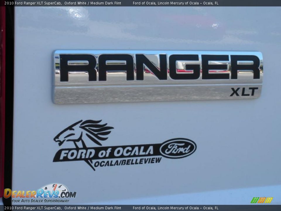 2010 Ford Ranger XLT SuperCab Oxford White / Medium Dark Flint Photo #4