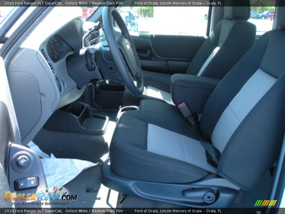 2010 Ford Ranger XLT SuperCab Oxford White / Medium Dark Flint Photo #5
