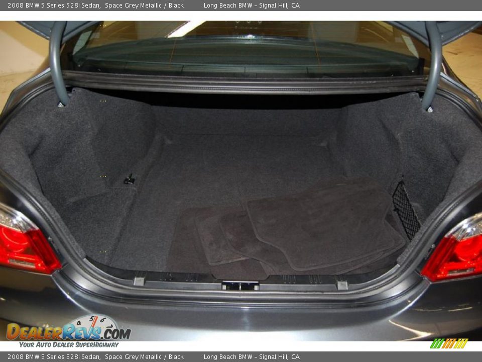 2008 BMW 5 Series 528i Sedan Space Grey Metallic / Black Photo #9