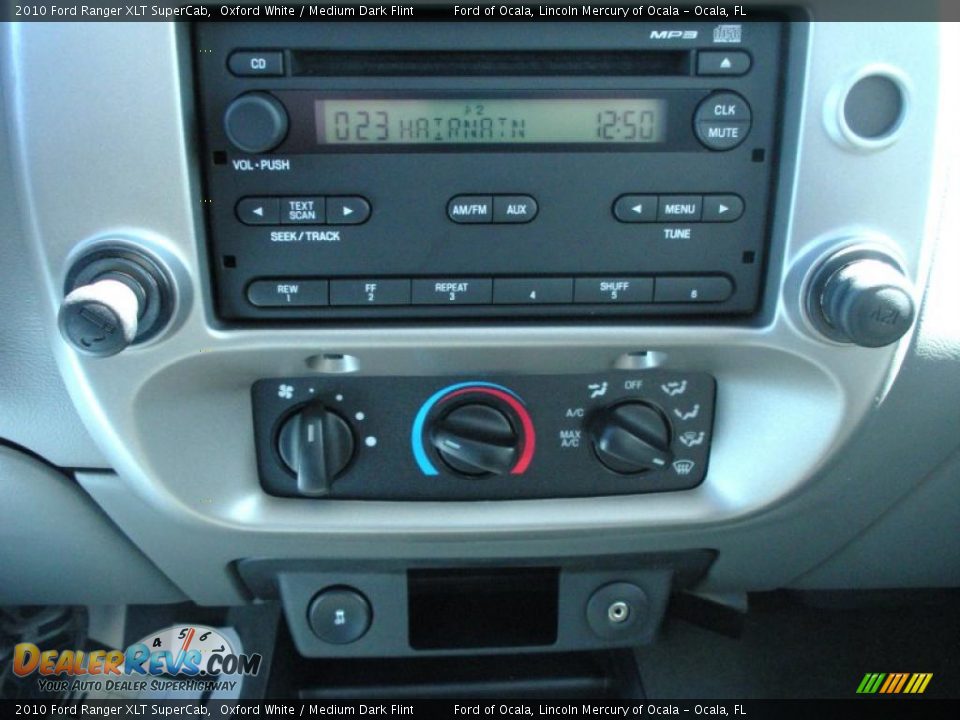 2010 Ford Ranger XLT SuperCab Oxford White / Medium Dark Flint Photo #9