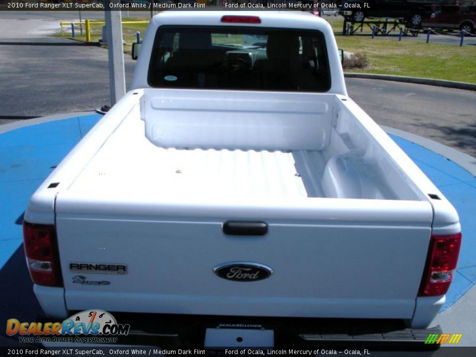 2010 Ford Ranger XLT SuperCab Oxford White / Medium Dark Flint Photo #10