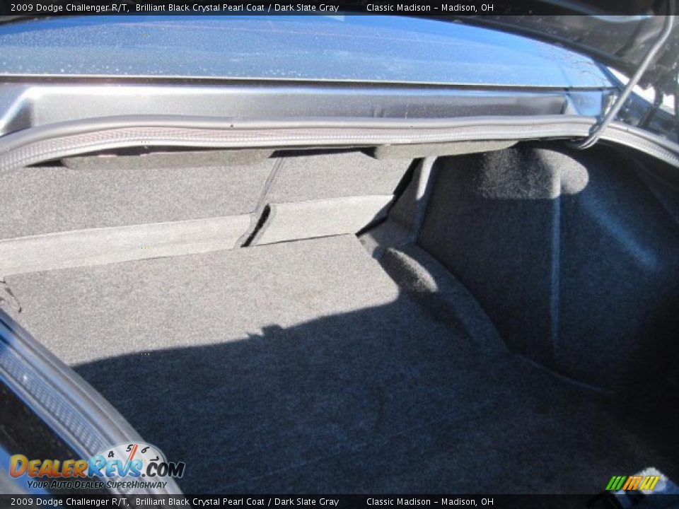 2009 Dodge Challenger R/T Brilliant Black Crystal Pearl Coat / Dark Slate Gray Photo #26