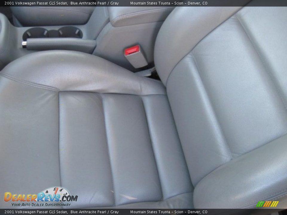 2001 Volkswagen Passat GLS Sedan Blue Anthracite Pearl / Gray Photo #11