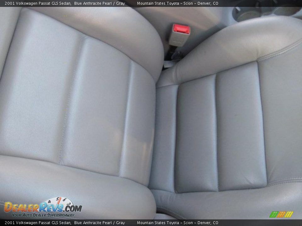 2001 Volkswagen Passat GLS Sedan Blue Anthracite Pearl / Gray Photo #12
