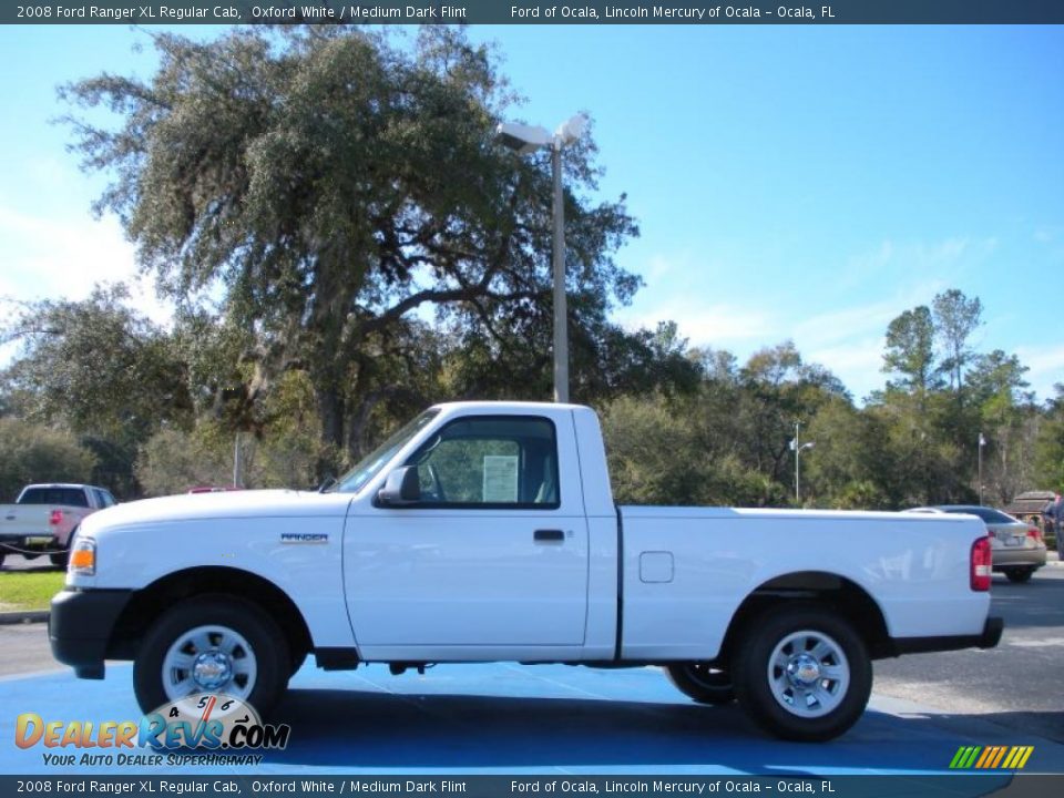 2008 Ford Ranger XL Regular Cab Oxford White / Medium Dark Flint Photo #2