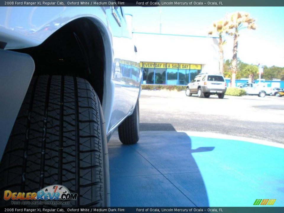 2008 Ford Ranger XL Regular Cab Oxford White / Medium Dark Flint Photo #10