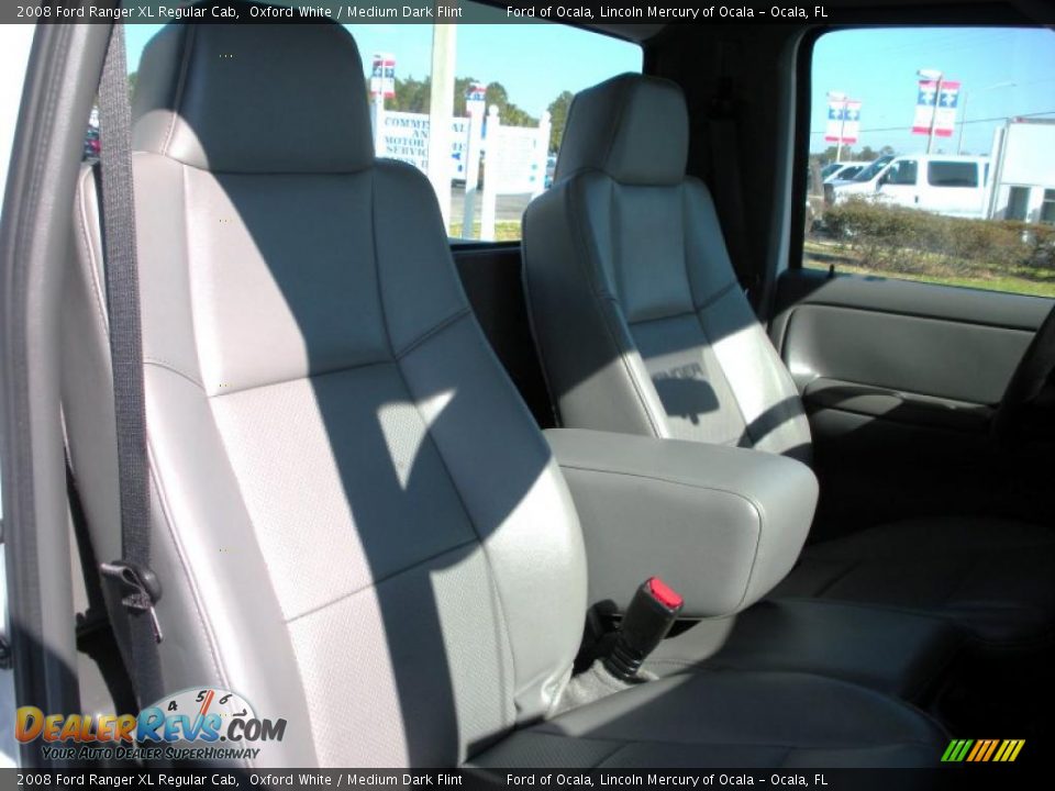 2008 Ford Ranger XL Regular Cab Oxford White / Medium Dark Flint Photo #14