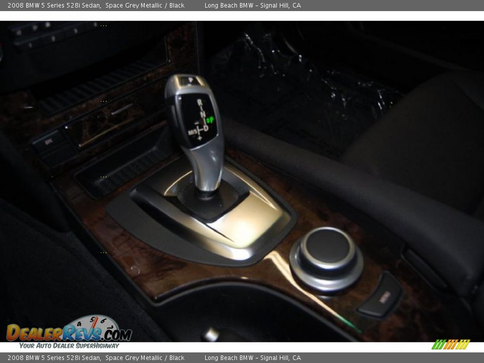 2008 BMW 5 Series 528i Sedan Space Grey Metallic / Black Photo #33