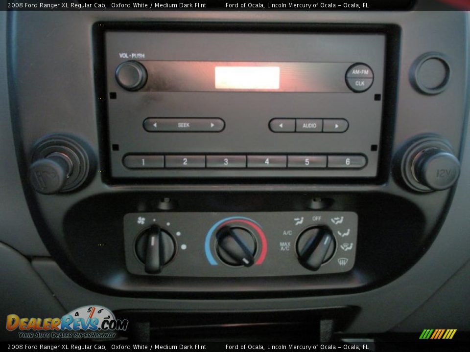 2008 Ford Ranger XL Regular Cab Oxford White / Medium Dark Flint Photo #18