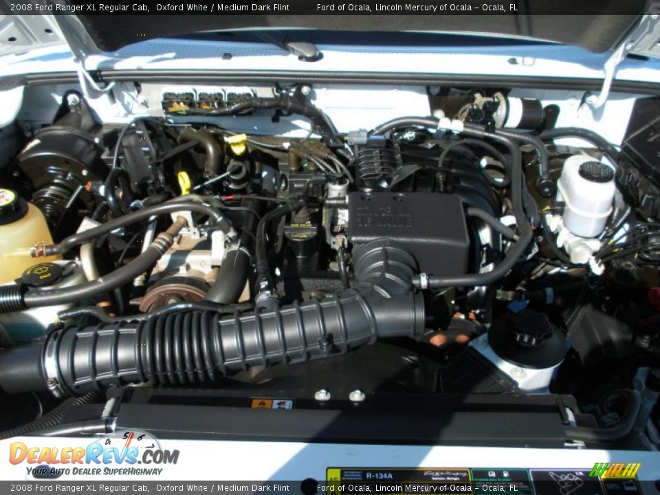 2008 Ford Ranger XL Regular Cab Oxford White / Medium Dark Flint Photo #20