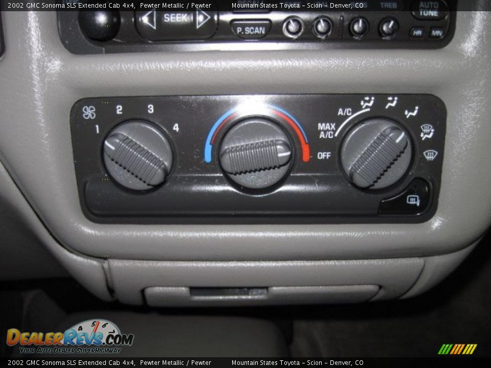 2002 GMC Sonoma SLS Extended Cab 4x4 Pewter Metallic / Pewter Photo #16