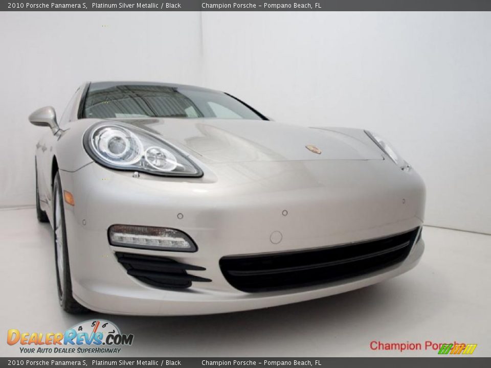 2010 Porsche Panamera S Platinum Silver Metallic / Black Photo #4