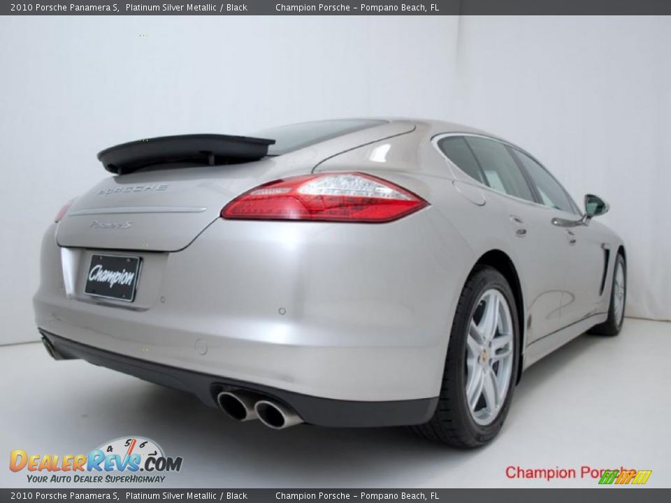 2010 Porsche Panamera S Platinum Silver Metallic / Black Photo #5