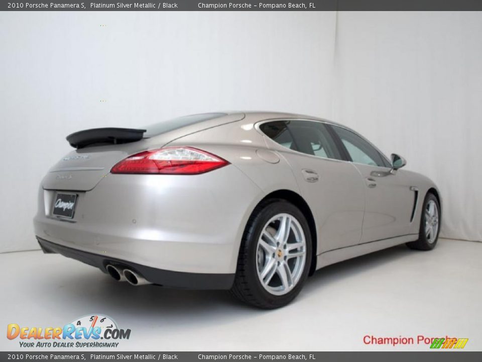 2010 Porsche Panamera S Platinum Silver Metallic / Black Photo #6