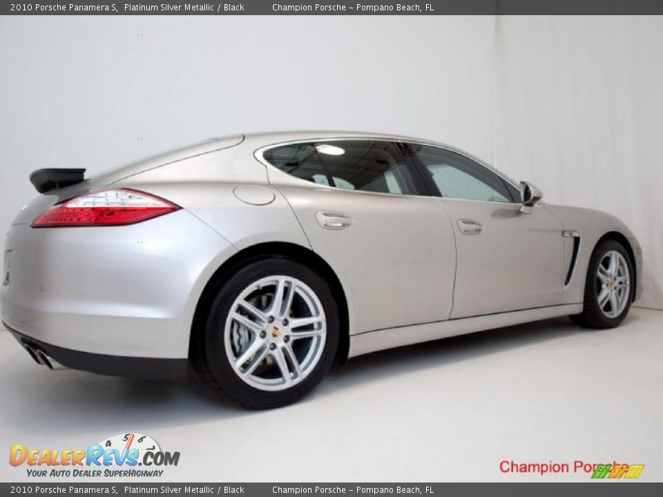 2010 Porsche Panamera S Platinum Silver Metallic / Black Photo #7