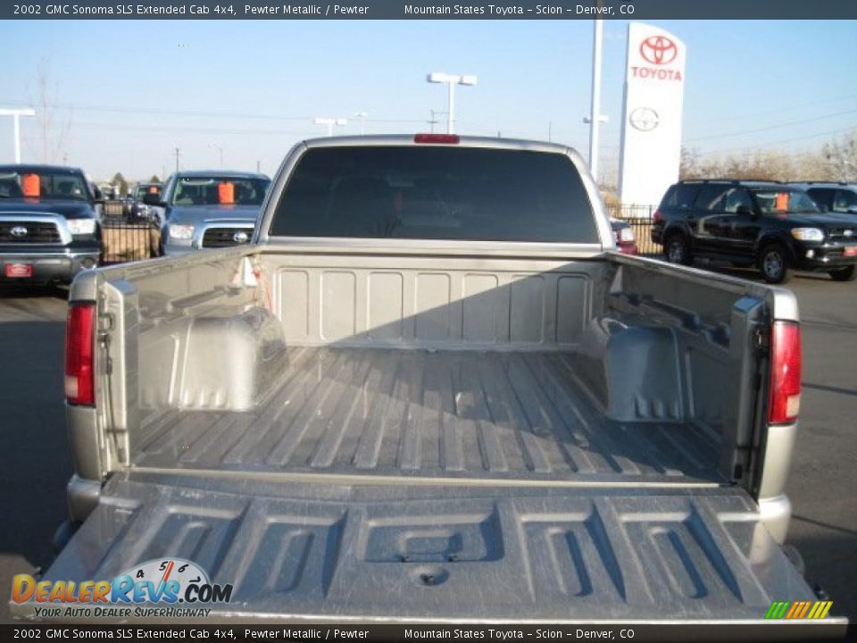 2002 GMC Sonoma SLS Extended Cab 4x4 Pewter Metallic / Pewter Photo #20