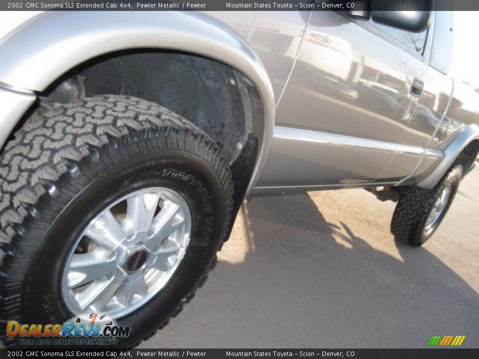 2002 GMC Sonoma SLS Extended Cab 4x4 Pewter Metallic / Pewter Photo #21