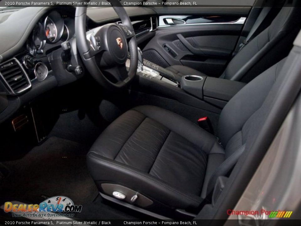 2010 Porsche Panamera S Platinum Silver Metallic / Black Photo #10