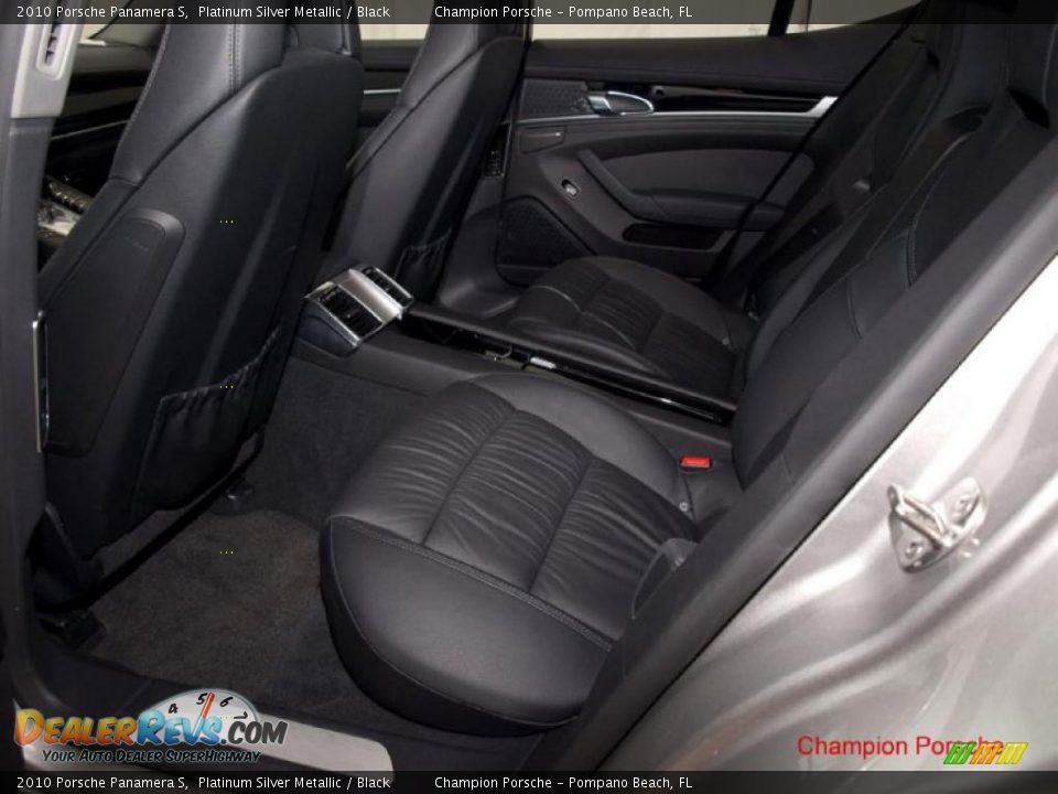 2010 Porsche Panamera S Platinum Silver Metallic / Black Photo #14