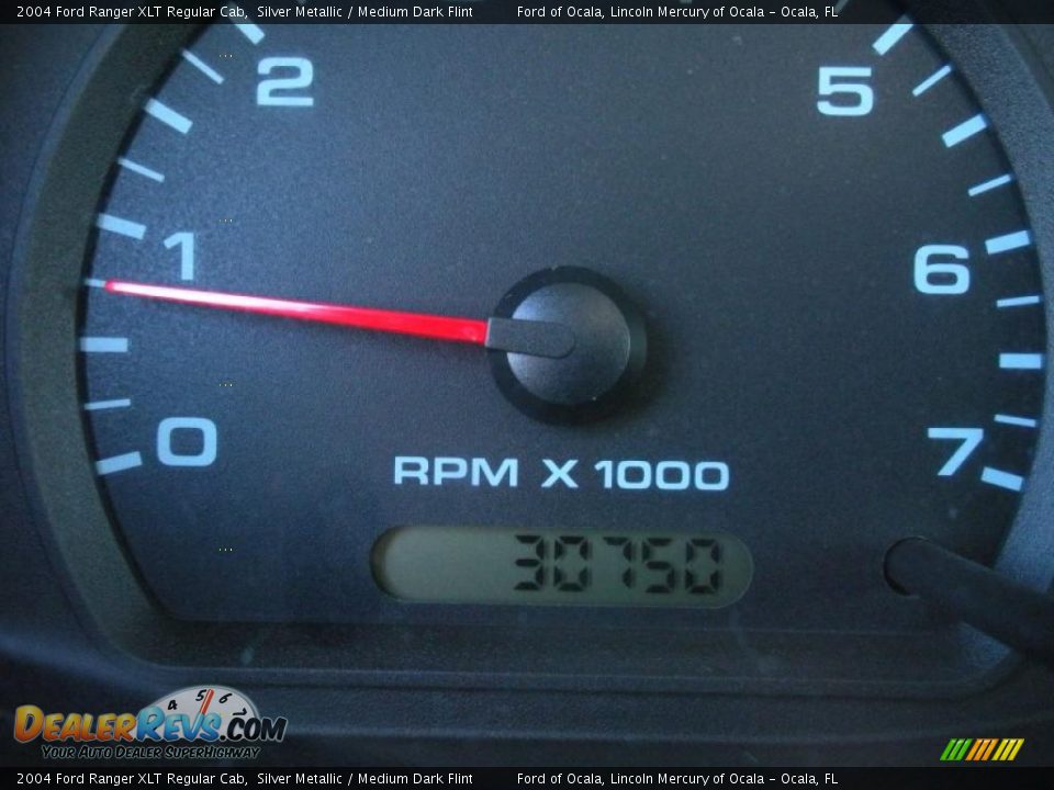 2004 Ford Ranger XLT Regular Cab Silver Metallic / Medium Dark Flint Photo #17