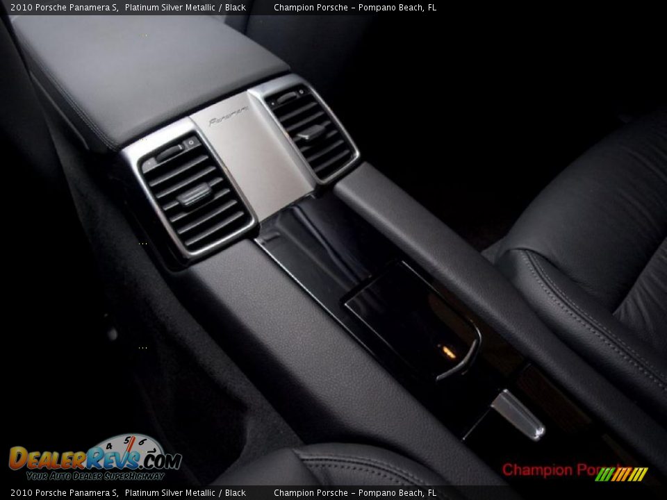 2010 Porsche Panamera S Platinum Silver Metallic / Black Photo #15
